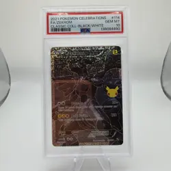2021 POKEMON CELEBRATIONS CLASSIC COLLECTION #114 FULL ART/ZEKROM PSA 10 - Image 1