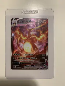 Pokemon TCG Charizard VMAX SWSH261 Black Star Promo Card NM - Image 1