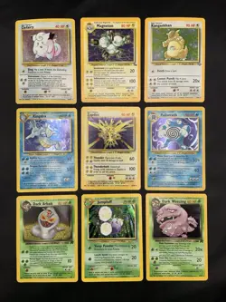 Vintage Rare Holo Pokemon Card Lot 1999/2000 - Base Set, Jungle, Fossil - MP/HP - Image 1