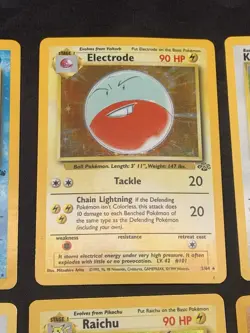 Vintage Rare Holo Pokemon Card Lot WOTC 1999 Base Set, Jungle, Fossil - MP/HP - Image 3