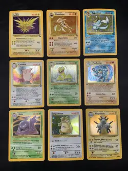 Vintage Rare Holo Pokemon Card Lot WOTC 1999 Base Set, Jungle, Fossil - MP/HP - Image 1
