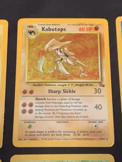 Vintage Rare Holo Pokemon Card Lot WOTC 1999 Base Set, Jungle, Fossil - MP/HP - Image 3