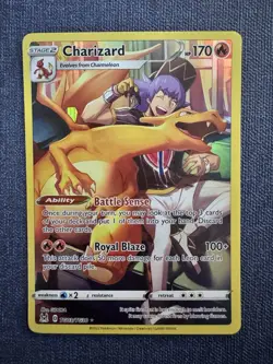 Pokemon TCG Charizard Trainer Gallery Holo Ultra Rare Card TG03/TG30 Lost Origin - Image 1
