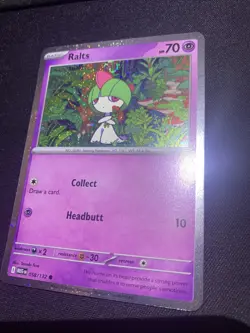 Ralts 058/132 Me01: Mega Evolution - COSMOS HOLO CARD pokemon - Image 1