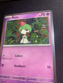 Ralts 058/132 Me01: Mega Evolution - COSMOS HOLO CARD pokemon - Image 3
