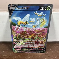 Beedrill V 161/189 SWSH10 Astral Radiance Alternative Art Pokemon Card LP - Image 1