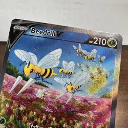 Beedrill V 161/189 SWSH10 Astral Radiance Alternative Art Pokemon Card LP - Image 2