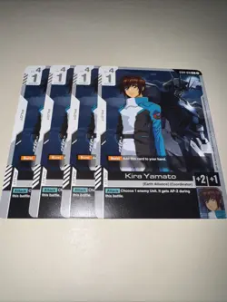 Gundam TCG Kira Yamato ST04-010 X4 Playset English Card Game CCG NM/Mint - Image 4