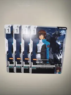 Gundam TCG Kira Yamato ST04-010 X4 Playset English Card Game CCG NM/Mint - Image 5