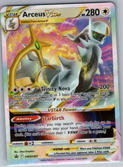 Arceus VSTAR - SWSH307 SWSH: Sword & Shield Promo Cards - Pokemon Card - NM - Image 1