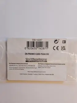 2022 Pokemon GO Pikachu Holo Promo Card 028/078 New Sealed - Image 2
