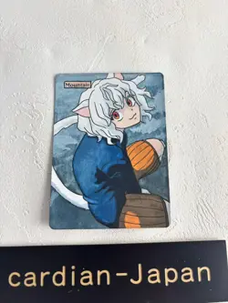 Hand Painted Altered MTG Card,Neferpitou,Hunter × Hunter,Anime Girl,waifu #i6 - Image 1