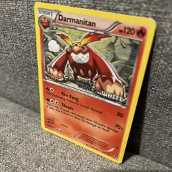 Darmanitan Black And White Staff Prerelease Promo Card Stamped Pokemon TCG - Image 3