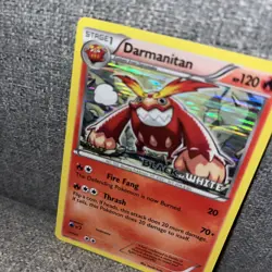 Darmanitan Black And White Staff Prerelease Promo Card Stamped Pokemon TCG - Image 4