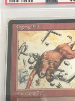 1994 MTG Legends - RAGING BULL - Graded PSA 9 MINT - Image 3