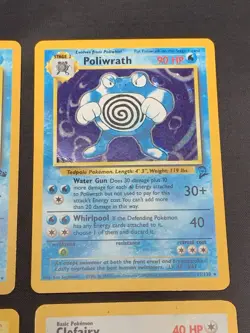 Vintage Holo Rare Pokemon Cards WOTC 1999 Base Set, Fossil, Jungle MP/HP Raichu - Image 4
