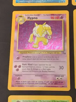 Vintage Holo Rare Pokemon Cards WOTC 1999 Base Set, Fossil, Jungle MP/HP Raichu - Image 5
