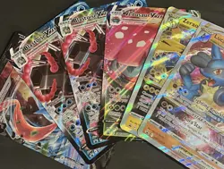 Pokemon TCG: JUMBO Card Lot of 6! Blastoise & Venusaur VMAX Lucario VSTAR - Image 1