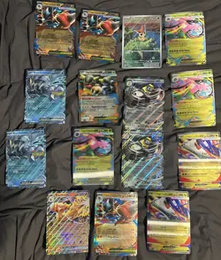 Pokemon TCG Jumbo Card Lot of 15 English Oversize Cards Victini Mega - Image 1