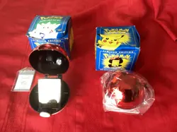 1999 Pokemon BURGER KING POKEBALL Pikachu 23k Gold Plated Card SEALED + Togepi - Image 2