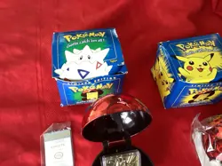 1999 Pokemon BURGER KING POKEBALL Pikachu 23k Gold Plated Card SEALED + Togepi - Image 5