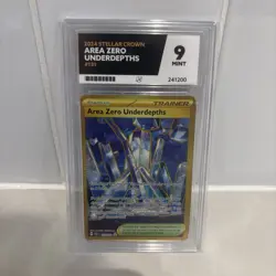 Area Zero Underdepths 174/142 Hyper Rare Gold Pokemon TCG Card *Ace Mistake* - Image 1