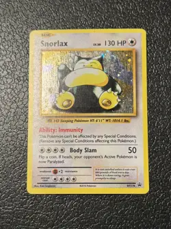 Pokemon Snorlax XY179 Black Star Promo Holo HP - Image 1
