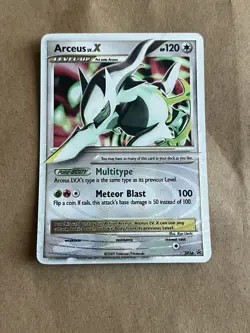 Pokemon TCG: Arceus LV.X DP56 Diamond and Pearl Black Star Promo LP - Image 1