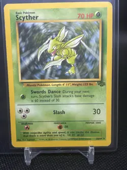 Scyther 26/64 Jungle Unlimited Non-Holo Rare Pokemon TCG - Image 2