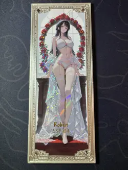 Goddess Robin Lingerie Diamond Numbered Metal Card Waifu Doujin One Piece - Image 1