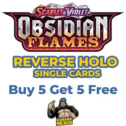 Pokemon Obsidian Flames Reverse Holos (Choose Your Card) - Pokemon Trading Card - Image 1