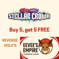 Pokemon Revese Holos- Stellar Crown /142 - Individual cards- Pick your own -NM - Image 1