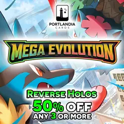 Pokemon - Mega Evolution - Reverse Holo Cards - Mega Evolution Singles - Image 1
