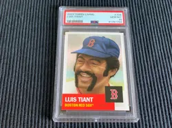 2024 TOPPS LIVING SET #704 LUIS TIANT *PSA 10 GEM MINT* RED SOX - Image 1