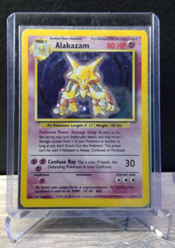 Alakazam 1/102 Base Set Holo Rare Pokemon TCG 1999 WOTC - Image 1