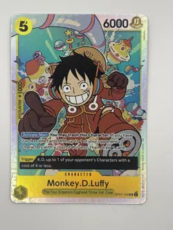 One Piece TCG Monkey D. Luffy OP07-109 SR NM English 500 Years in the Future - Image 1