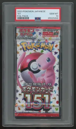 2023 Pokemon Japanese 151 Foil Pack PSA 10 - Image 1