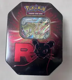 Pokemon TCG: Team Rocket's Mewtwo Ex Tin - Destined Rivals - Brand New / Sealed - Image 1