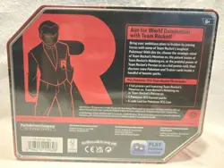 Pokemon TCG Team Rocket (Destined Rivals) Tin New & Factory SEALED Mewtwo - Image 3