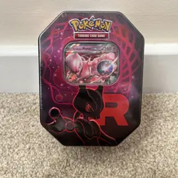 Pokemon TCG: Team Rocket Tin Mewtwo - Factory Sealed - Destined Rivals NEW - Image 1