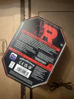 Pokemon TCG Destined Rivals Team Rocket’s Mewtwo Tin New & Sealed - Image 2