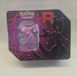 Pokemon TCG Team Rocket Mewtwo Destined Rivals Tin Brand New Factory Sealed - Image 1