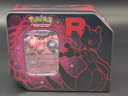 Pokemon TCG Team MewTwo Destined Rivals Tin Brand New Factory Sealed - Image 1