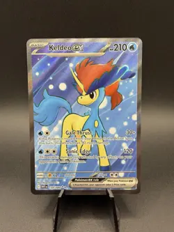 Pokemon TCG White Flare Keldeo EX Full Art Card 159/086 NM English - Image 1