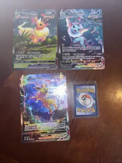 Jumbo Flareon Vaporeon Jolteon VMAX SWSH180 SWSH182 SWSH184 Card Set - Image 1
