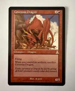 Covetous Dragon Magic the Gathering MTG Urza's Destiny NM Excellent Condition!!! - Image 1