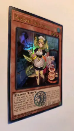 Parlor Dragonmaid BLMM-EN060 Ultra Rare Emblazoned 1st Edition MINT! Yugioh - Image 2