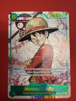 2025 One Piece Carrying On His Will Monkey D. Luffy SEC Alt Art OP13-118 - Image 1