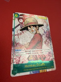 2025 One Piece Carrying On His Will Monkey D. Luffy SEC Alt Art OP13-118 - Image 2