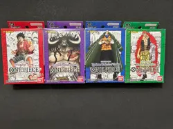 One Piece TCG - 1st Edition - Super Pre-Release Starter Deck set - ST01-ST04 - Image 1